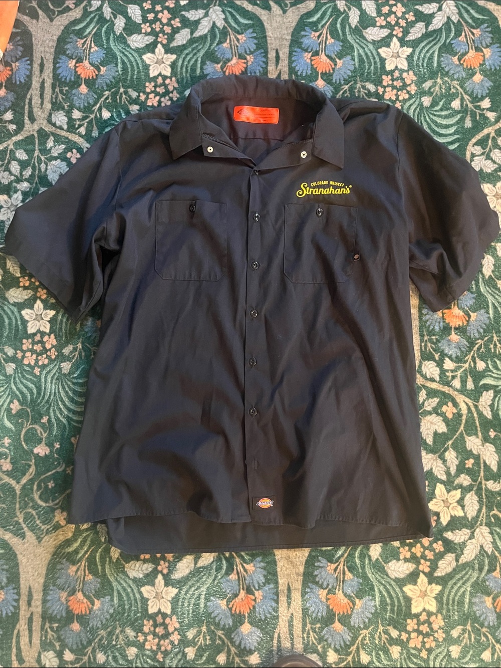 Stranahan's Dickies Embroidered Work Shirt - Black